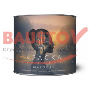 картинка Краска акриловая ONLYeco износостойкая матовая