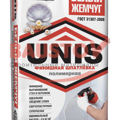 БЕЛЫЙ ЖЕМЧУГ Шпатлевка полимерная 18 кг подробно