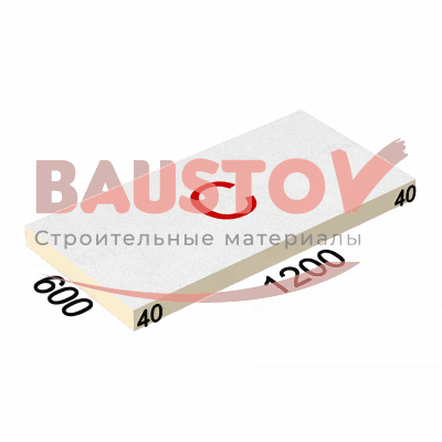 фото Утеплитель LOGICPIR Slope СХ/СХ 1,7 %, элемент C, 1200х600х40 мм