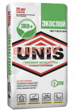 подробно ЭКОСЛОЙ штукатурка гипсовая 30 кг