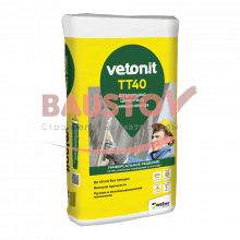подробно Штукатурка цементная универсальная Vetonit TT40