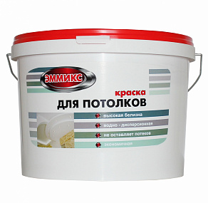 картинка Краска ВД для потолков Эммикс