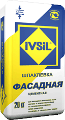 подробно Фасадная шпаклевка IVSIL