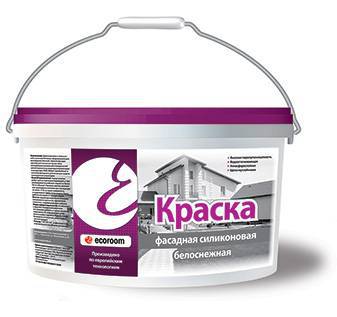 картинка Краска фасадная силиконовая по бетону