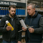 Баллон монтажной пены с трубкой или пистолет: что выгоднее?