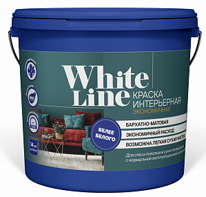 картинка Краска ВД интерьерная экономичная White line