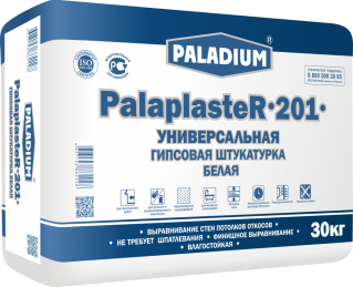 подробно Штукатурка гипсовая БЕЛАЯ PalaplasteR-201