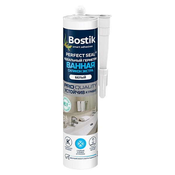 картинка Герметик Bostik Perfect Seal Идеальный герметик Ванная Силикон Экстра