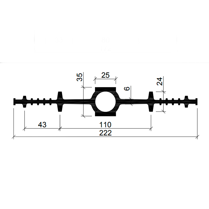 картинка Гидрошпонка Аквастоп ДВ-220/25 EPDM