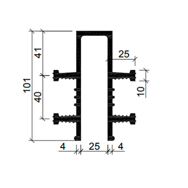 картинка Гидрошпонка Аквастоп ДЗ-100/25-4/25 из EPDM