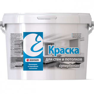 картинка Краска для стен и потолков супербелая