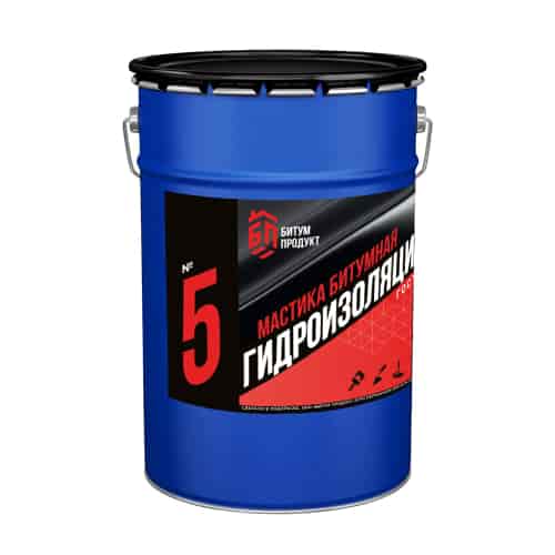 картинка Мастика битумная Гидроизоляционная 5 кг