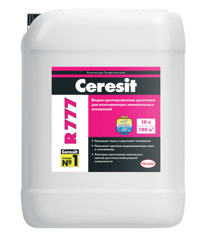 картинка Грунтовка Церезит R 777 для впитывающих минеральных оснований