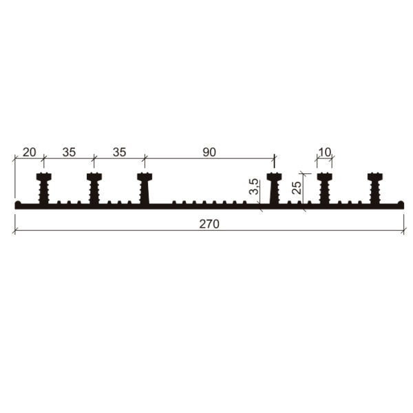 картинка Гидрошпонка Аквастоп ХО 270-6/25 из EPDM