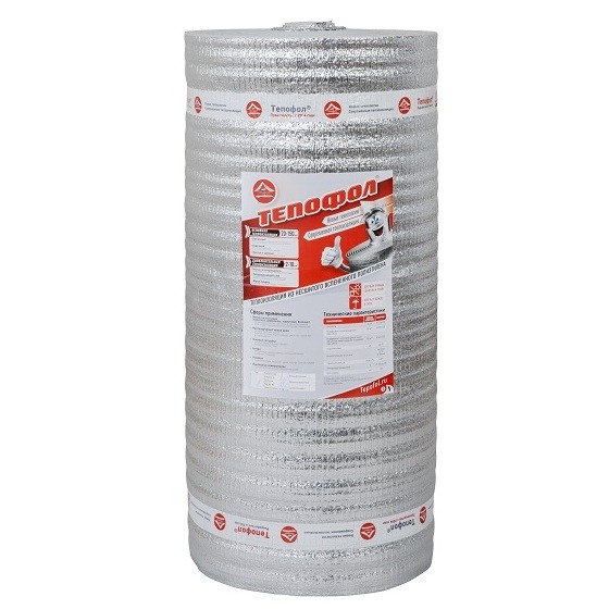 изображение Полиэтилен вспененный Тепофол С-05 фольгированный самоклеящийся