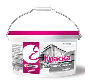 картинка Краска фасадная классик по бетону