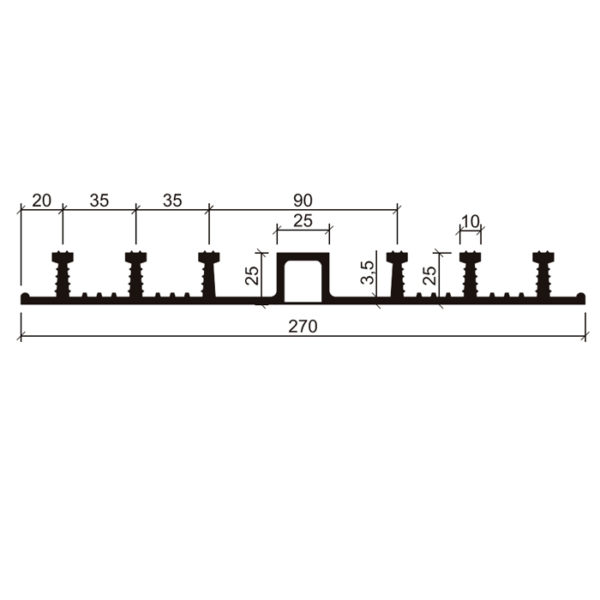 картинка Гидрошпонка Аквастоп ДО-270/25-6/25 (EPDM)