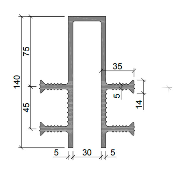 картинка Гидрошпонка Аквастоп ДЗ-140/30-4/35 из ПВХ