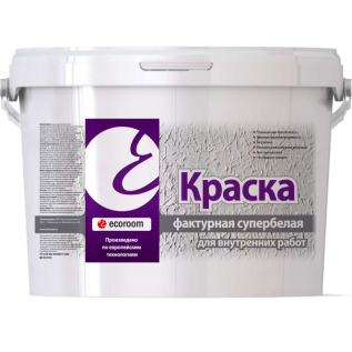 картинка Краска фактурная супербелая для внутренних работ