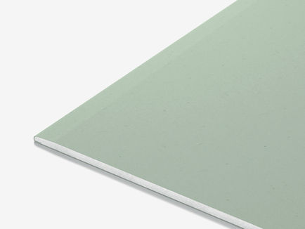 картинка Гипсокартон КНАУФ влагоогнестойкий 2500x1200x12,5 мм