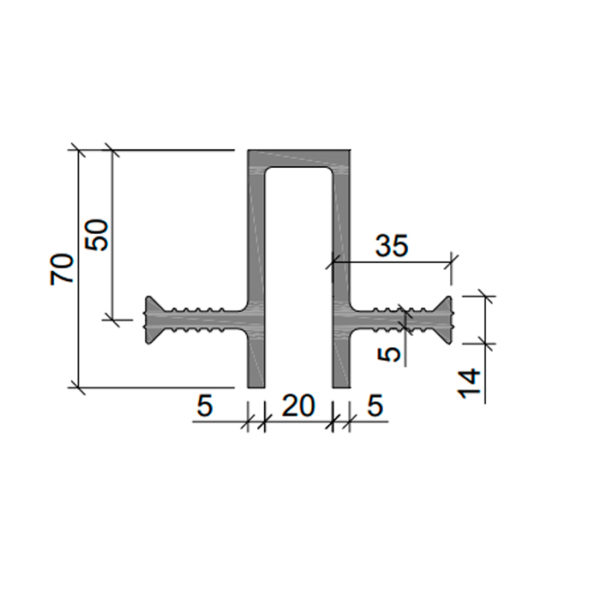 картинка Гидрошпонка Аквастоп ДЗ-70/20-2/35 из ПВХ
