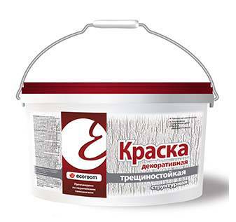 картинка Краска трещиностойкая декоративная структурная по бетону