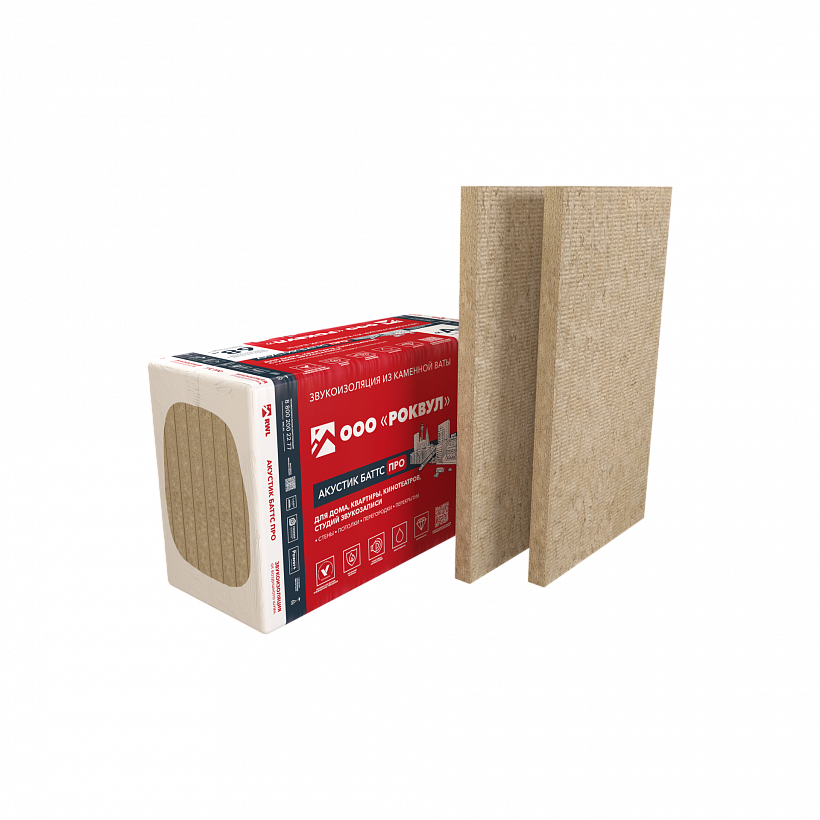 картинка Rockwool Акустик Баттс ПРО 50 мм