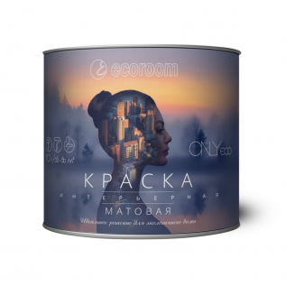 картинка Краска акриловая ONLYeco интерьерная матовая