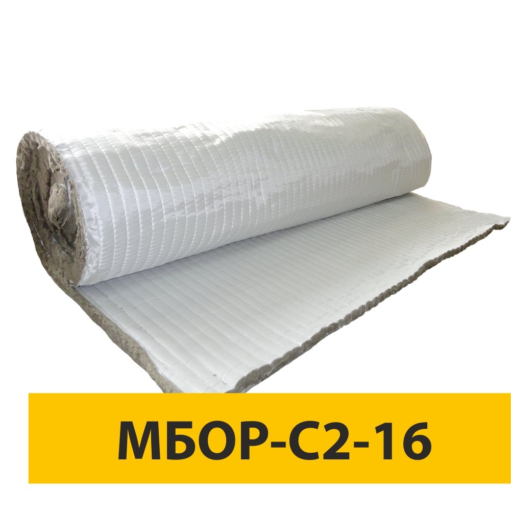 изображение Материал базальтовый огнезащитный рулонный прошивной МБОР-С2-16
