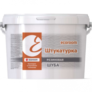 подробно Штукатурка резиновая ecoroom шуба
