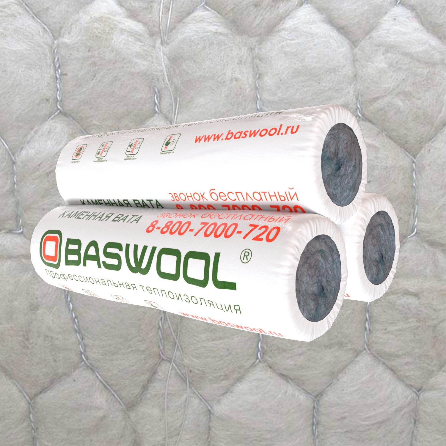 изображение Мат прошивной BASWOOL МП 50 (СТ)