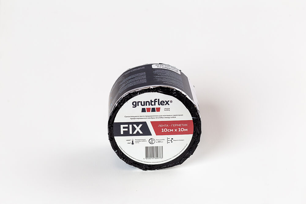 картинка Лента самоклеящаяся Gruntflex FIX односторонняя 10x10