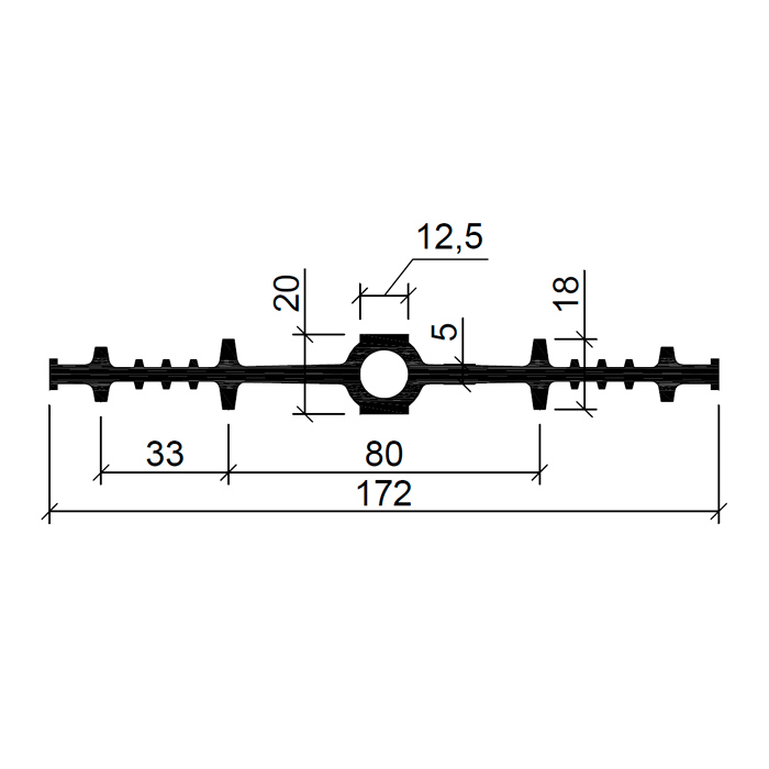 картинка Гидрошпонка Аквастоп ДВ-170/12 EPDM