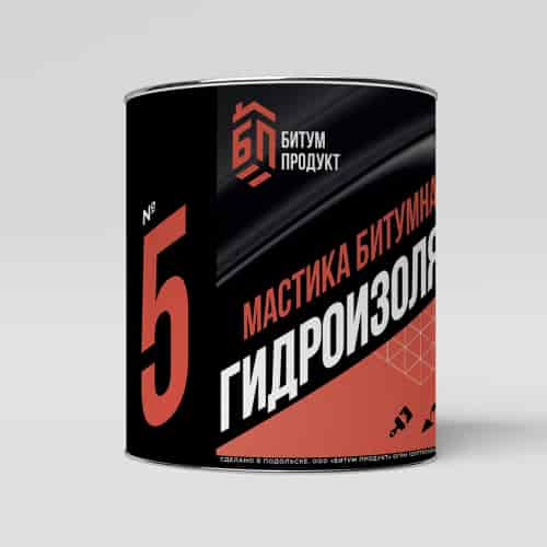 картинка Мастика битумная Гидроизоляционная 2 кг