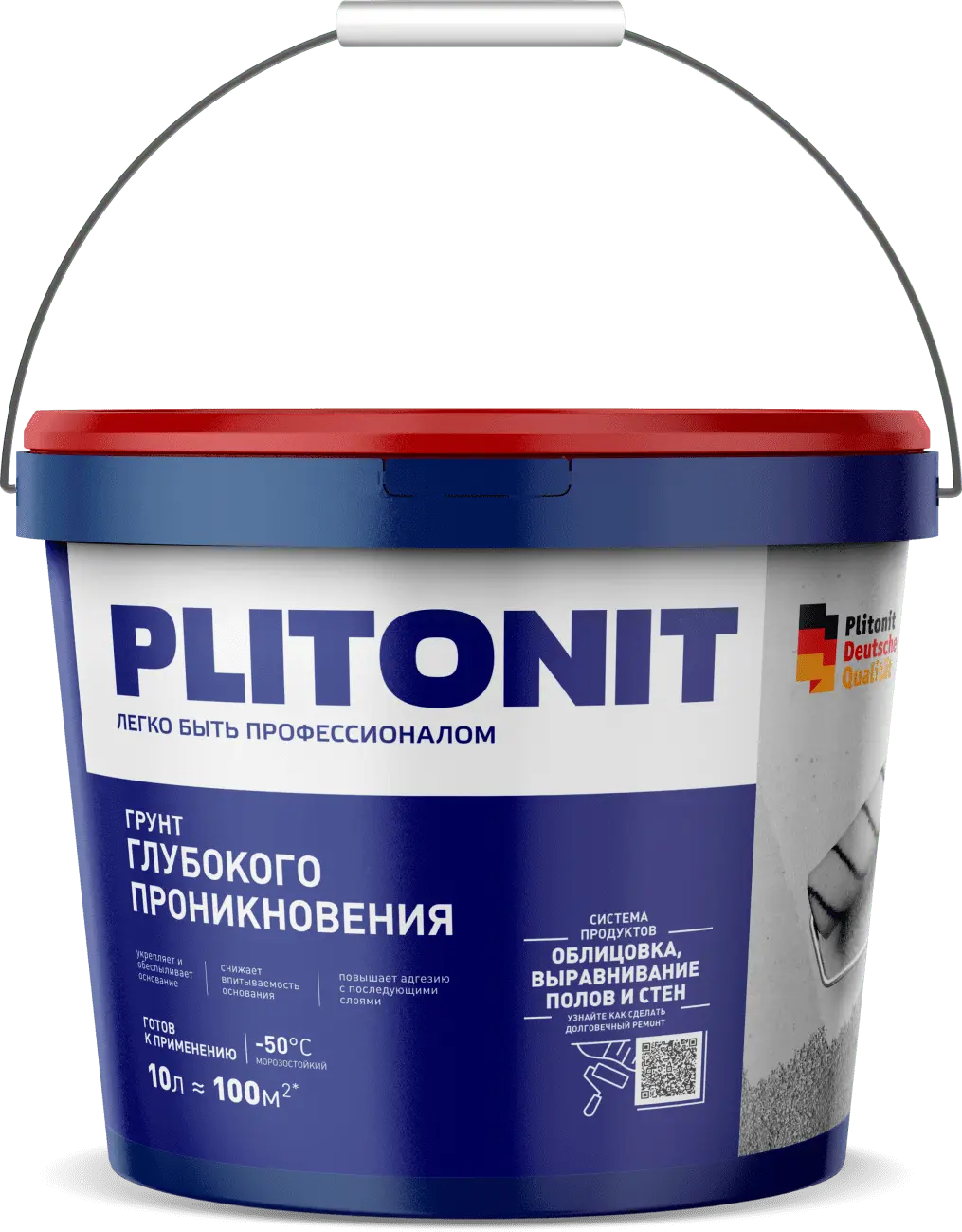 картинка PLITONIT Грунт Глубокого проникновения в вёдрах, 10 л
