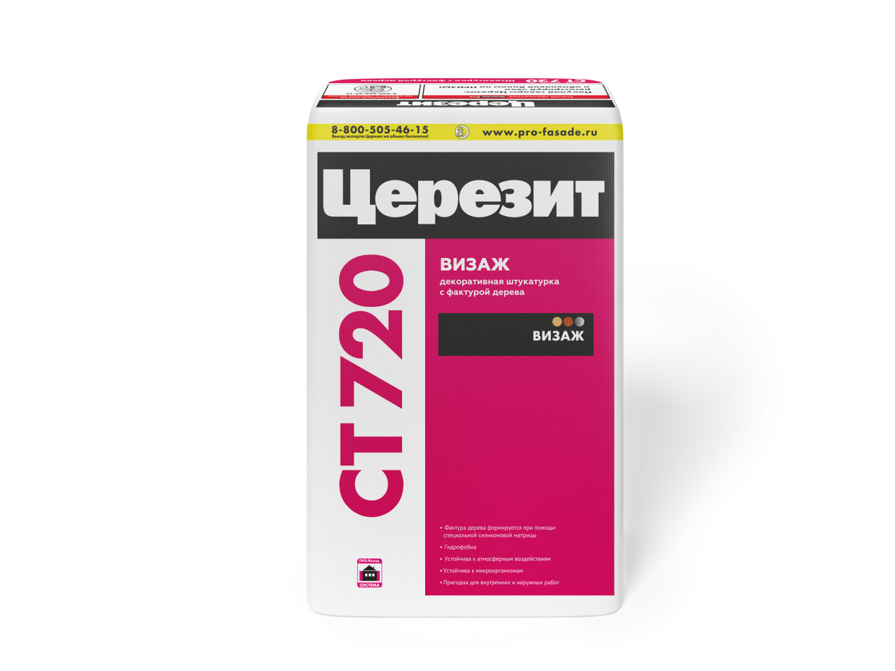 подробно Декоративная штукатурка с эффектом дерева Ceresit СТ 720 VISAGE