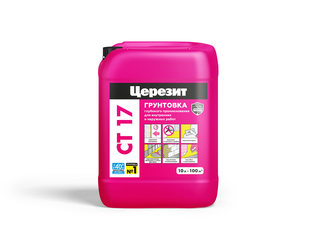 картинка ЦЕРЕЗИТ CT 17 PRO Грунтовка универсальная Морозостойкая