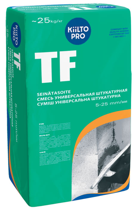 подробно Штукатурка Kiilto TF