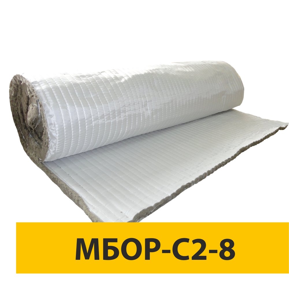 изображение Материал базальтовый огнезащитный рулонный прошивной МБОР-С2-8