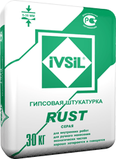 подробно Гипсовая штукатурка IVSIL RUST / ИВСИЛ РУСТ
