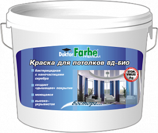 картинка Краска ВД-БИО для потолков Doktor Farbe