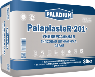 подробно Штукатурка гипсовая СЕРАЯ PalaplasteR-201