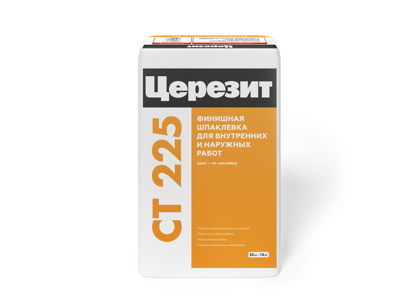 подробно Финишная шпаклёвка Ceresit CT 225