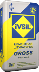 подробно Фасадная штукатурка IVSIL GROSS / ИВСИЛ ГРОСС
