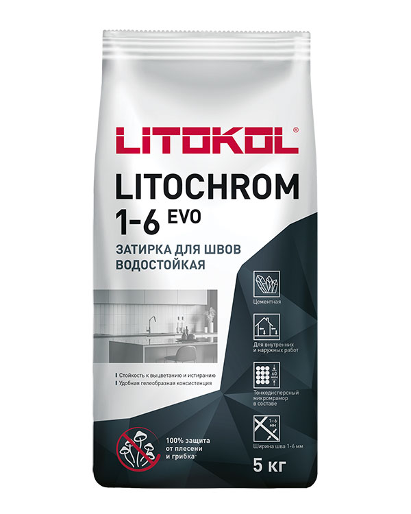 подробно Затирка LITOCHROM 1-6