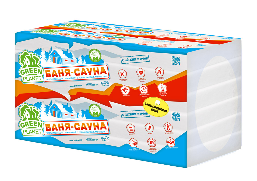 картинка Green Planet Баня Сауна фольгированный