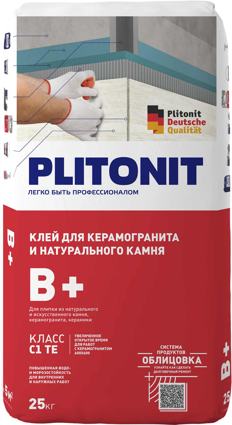 подробно ПЛИТОНИТ В+ 25кг