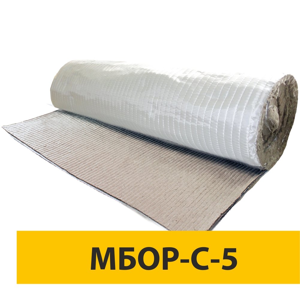 изображение Материал базальтовый огнезащитный рулонный прошивной МБОР-С-5