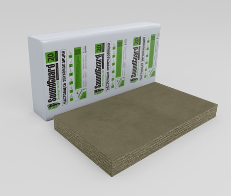 картинка Плита звукопоглощающая SoundGuard ЭкоАкустик 80