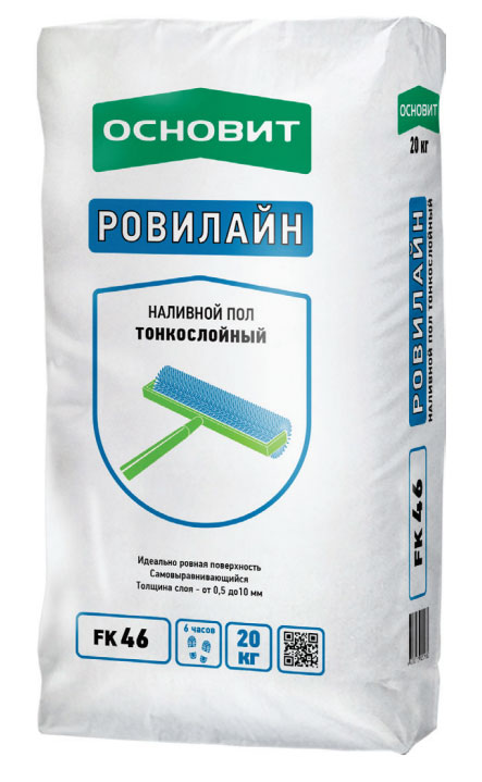 подробно Тонкослойный наливной пол Основит Ровилайн FK46